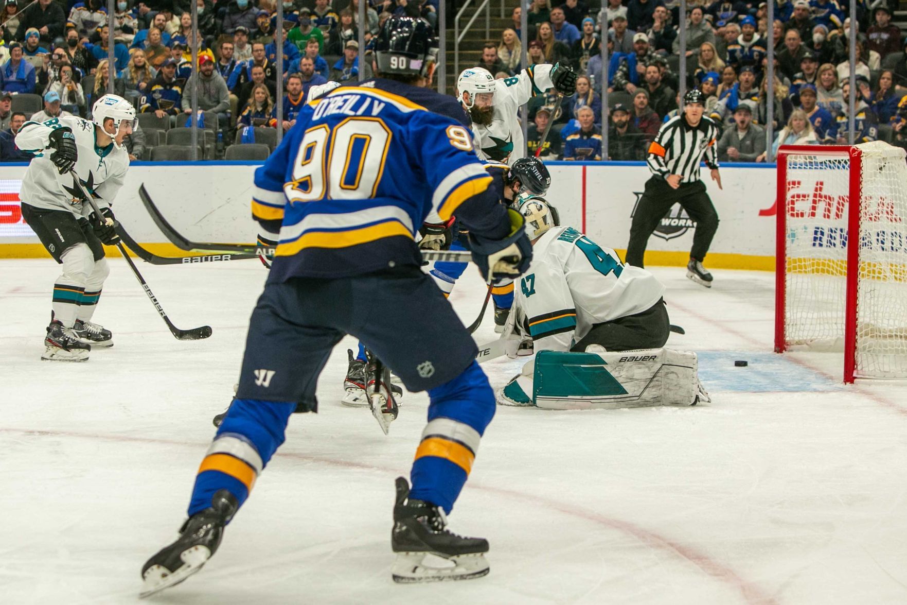 Blues face off against Sharks